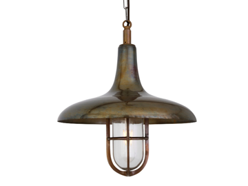 MIRA NAUTICAL - Brass pendant lamp by mullan lighting - view 3